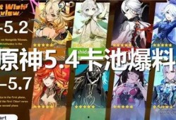 原神4.4最新卡池爆料,新角色与限定武器齐聚，探索神秘元素之力